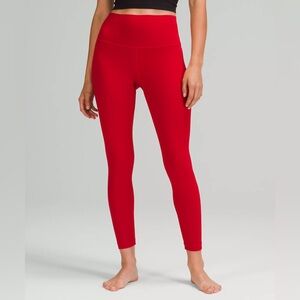 Lululemon align red leggings 25’’